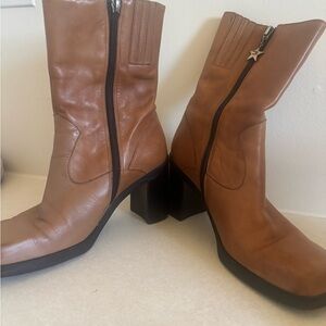 Brown Leather Boots